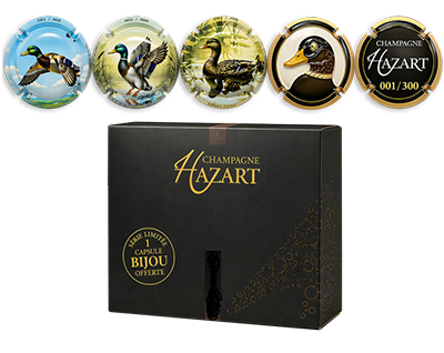 Coffret Prestige Champagne Hazart - 3 bouteilles 4 capsules